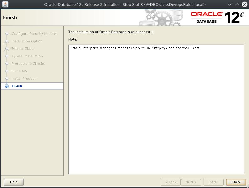 Install Oracle Database 12c on Centos 7 10