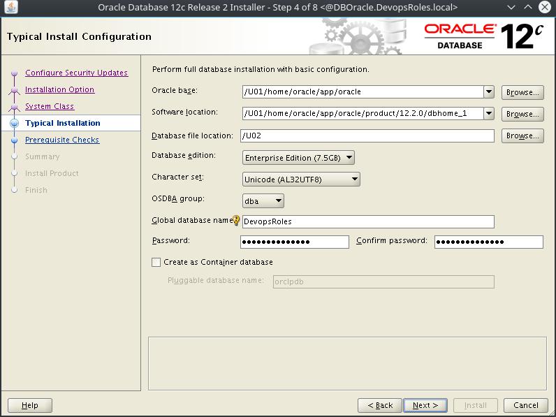 Install Oracle Database 12c on Centos 7 4