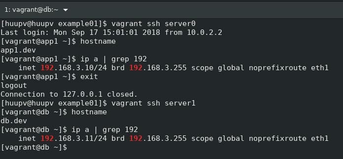 Vagrant create multiple vms loop