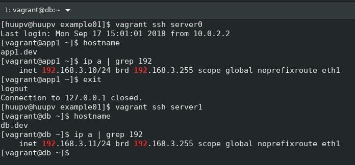 Vagrant create multiple vms loop