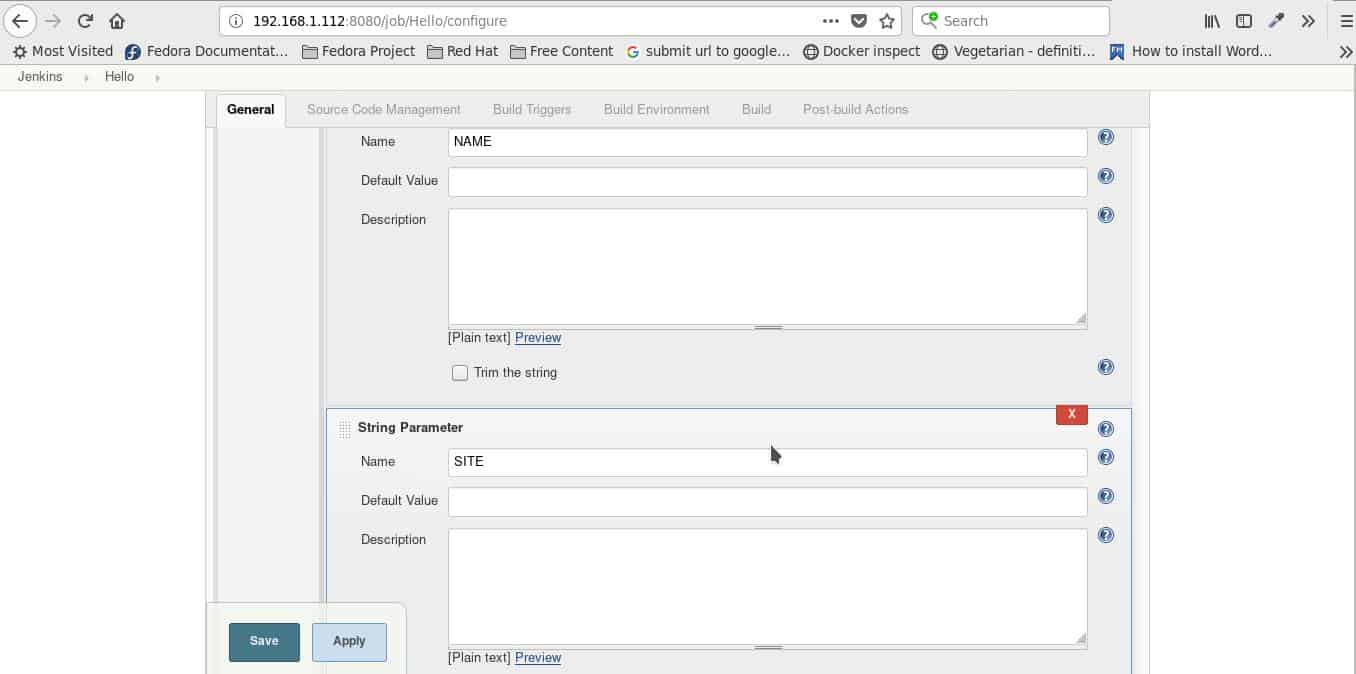 Jenkins build periodically with parameters 02