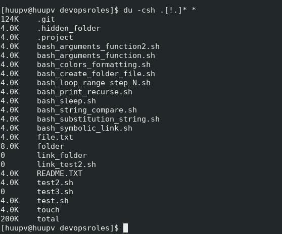 Linux check disk space