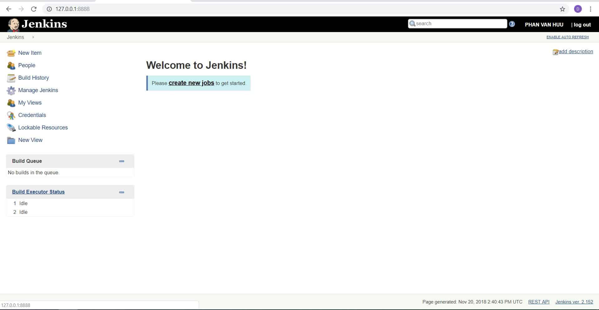 How to install jenkins using vagrant windows10