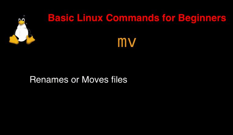 mv command in Linux with Examples