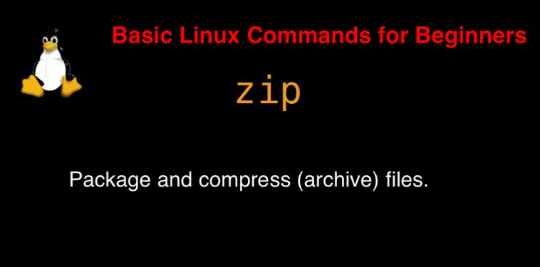zip command in Linux with Examples