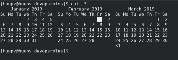 cal command in Linux with Examples