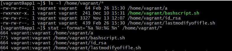 Get permission of chmod as numerical value on Linux