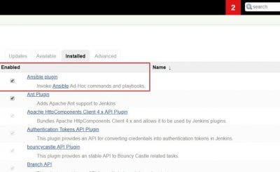 Jenkins install Plug-in Ansible