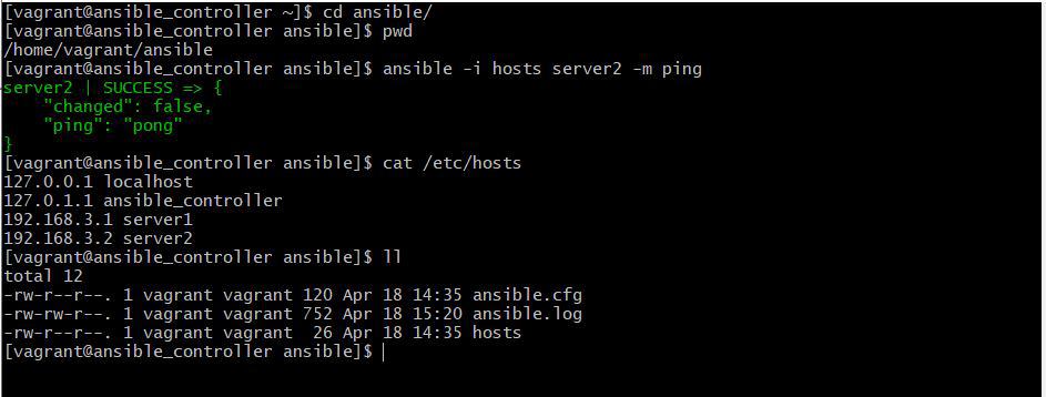 Vagrant create ansible