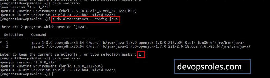 How to switch JDK 7 to JDK 8