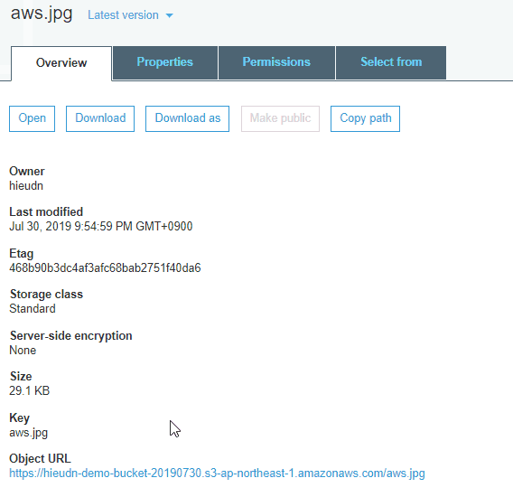 AWS Certified Solutions Architect Exercises- part 1 Amazon S3 and Amazon Glacier Storage 07