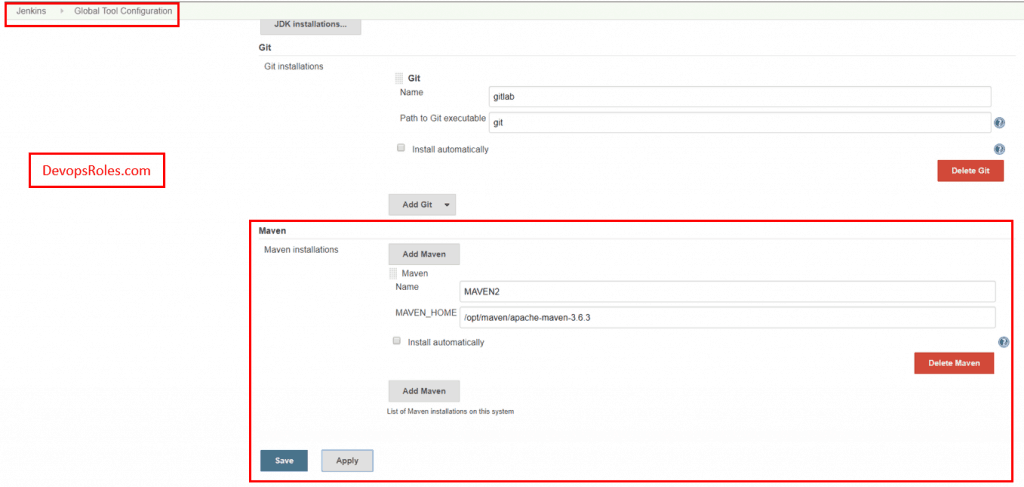 configure maven path