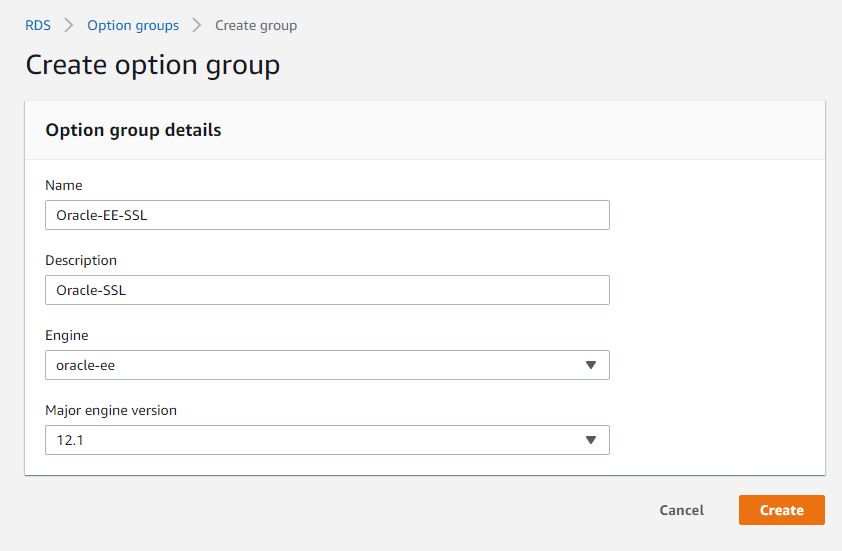 AWS RDS Oracle Database using SQL*PLUS, SQL Developer, JDBC 02