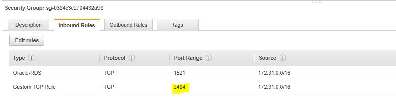 AWS RDS Oracle Database using SQL*PLUS, SQL Developer, JDBC 03