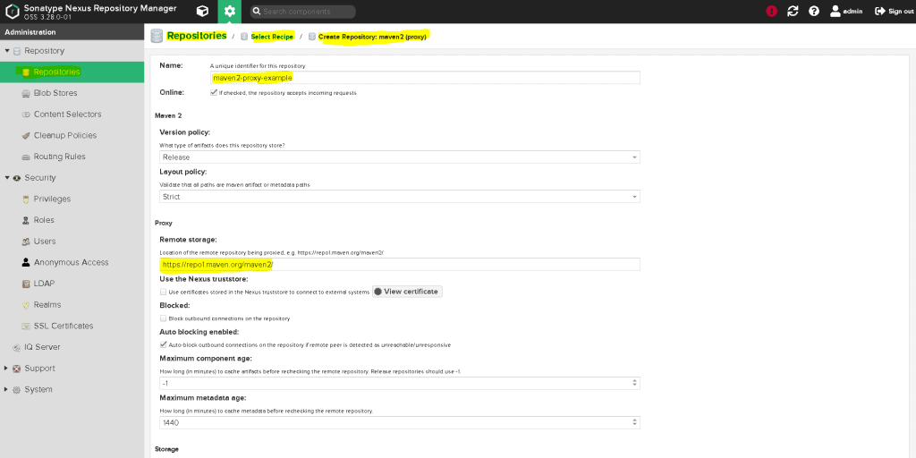 Build a repository use Nexus Repository