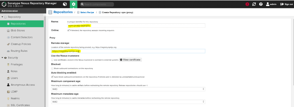 Build a repository use Nexus Repository