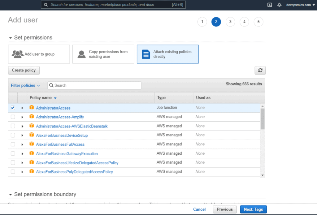 Install EKS on AWS