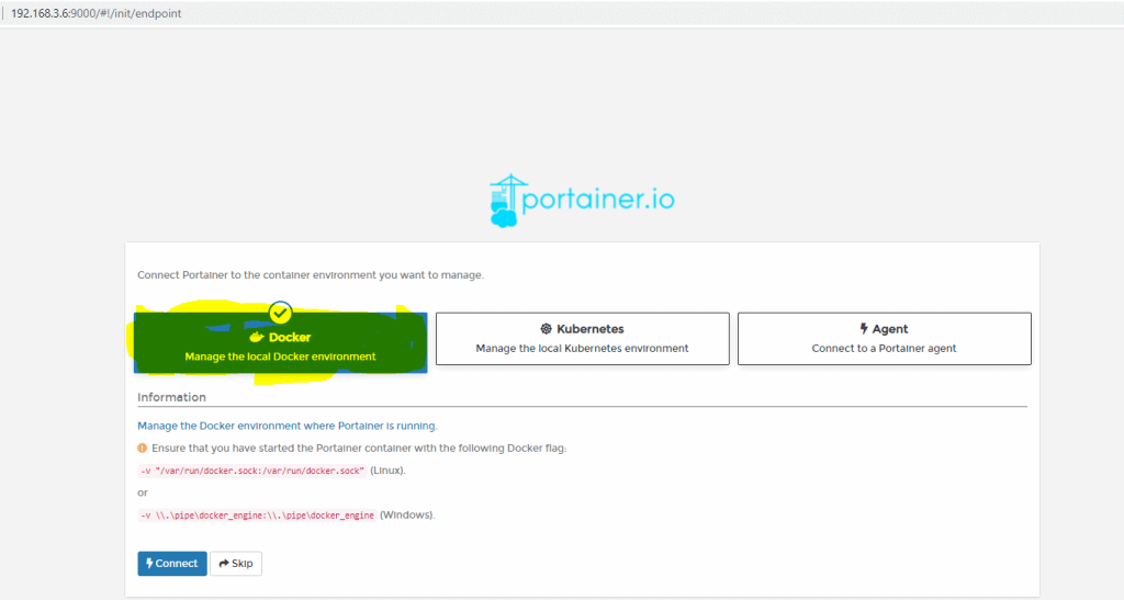 Install Portainer Docker