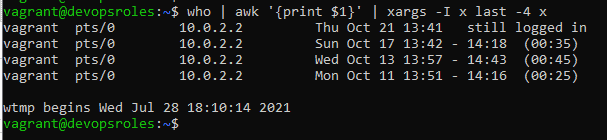 xargs command