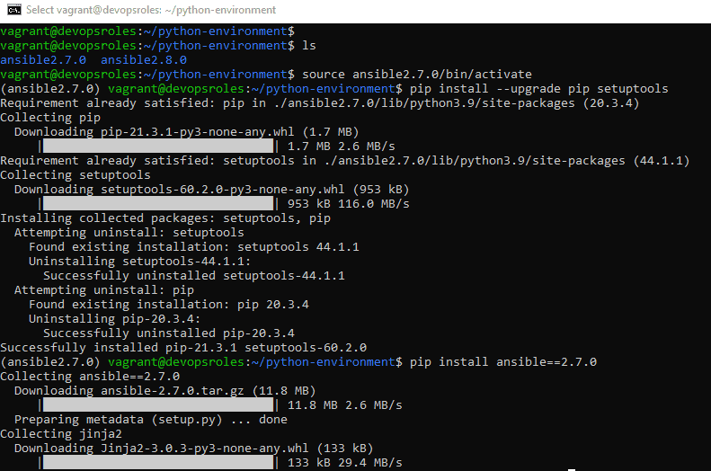 Run Multiple Ansible Versions using Python 3 Virtual Environments