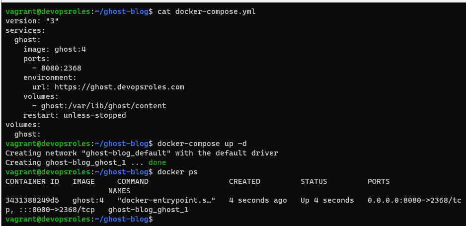 Deploy Ghost Blog with docker 2