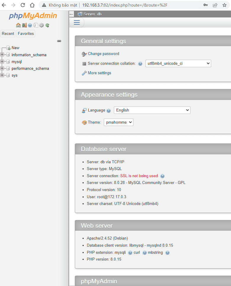 Docker deploy MySQL and phpMyAdmin 03