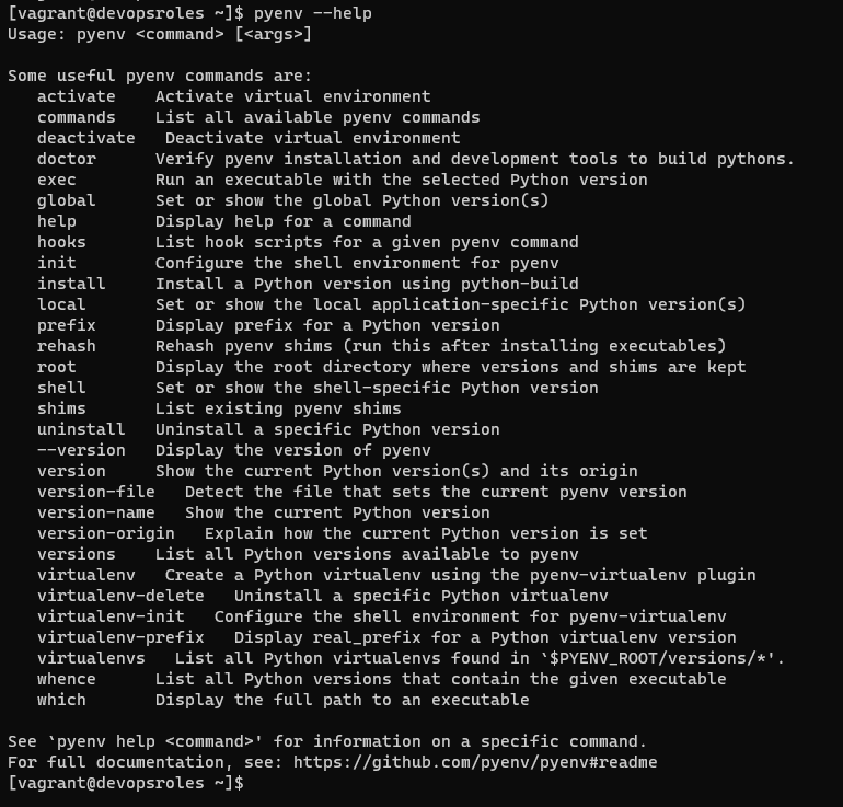 Install pyenv and manage multiple python versions