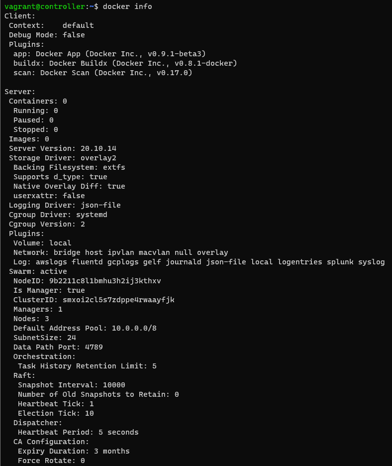 Install Docker Swarm cluster 4