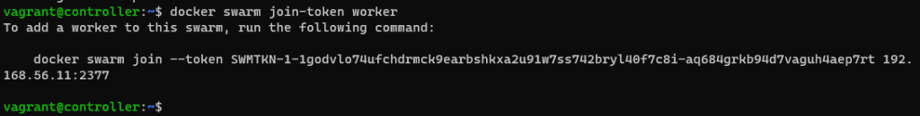 docker swarm join-token worker