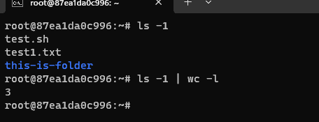 How to count files in Linux