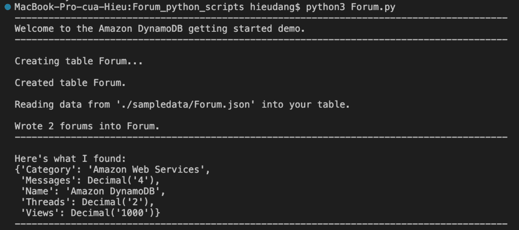 Boto3 DynamoDB batch write into table