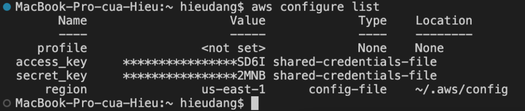 Creating a data warehouse with Amazon Redshift use AWS CLI