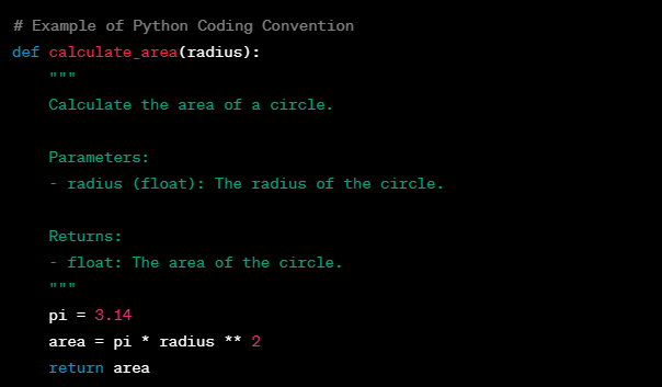 Python Coding Standards for Your Dev Team