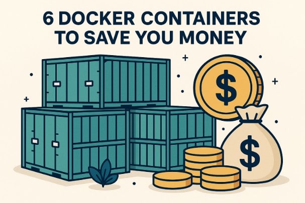6 Docker Containers to Save You Money