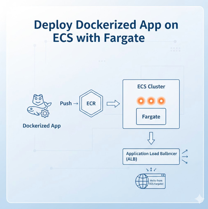 Deploy Dockerized App on ECS with Fargate