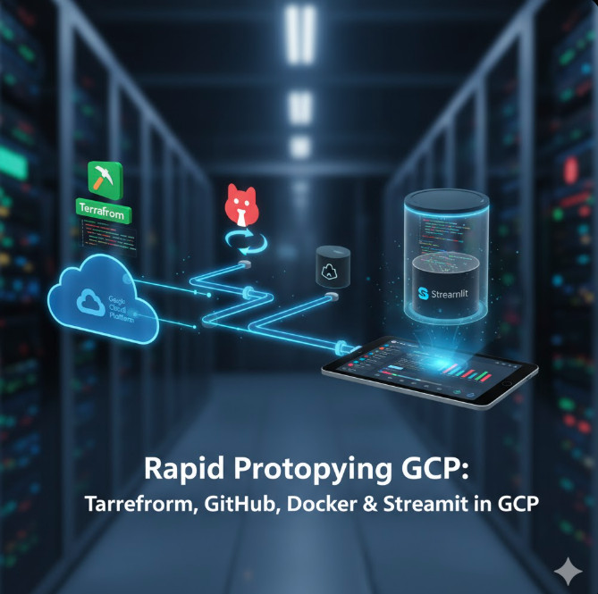 Rapid Prototyping GCP: Terraform, GitHub, Docker & Streamlit in GCP