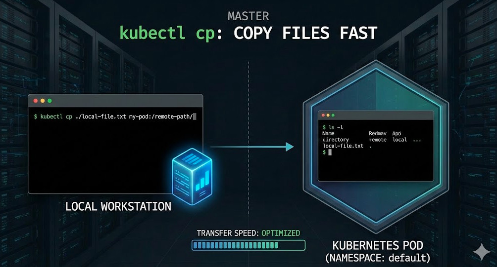 Master kubectl cp: Copy Files to & from Kubernetes Pods Fast