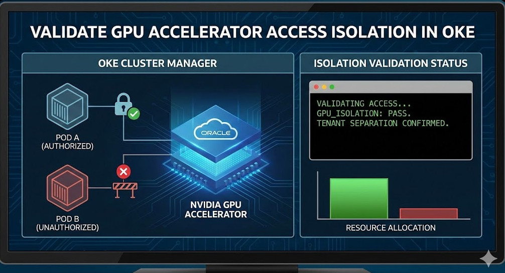 Kubernetes Validate GPU Accelerator Access Isolation in OKE
