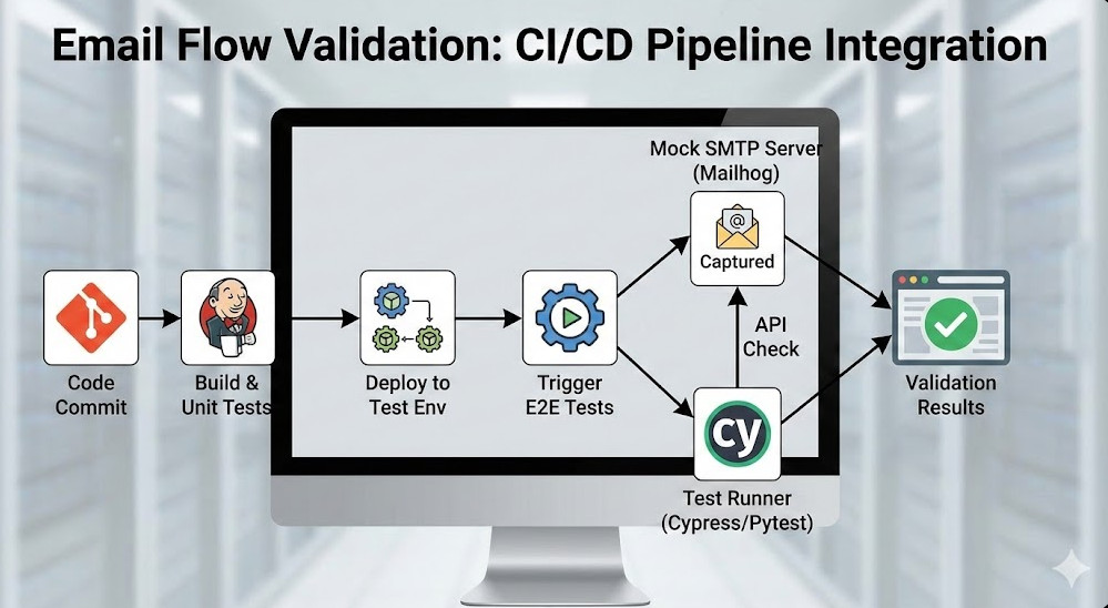Email Flow Validation CICD Pipeline Integration