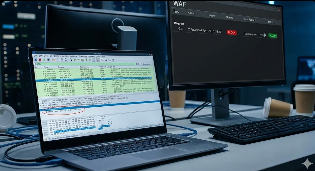 Geo-Blocking in QA Injecting HTTP headers to bypass WAF