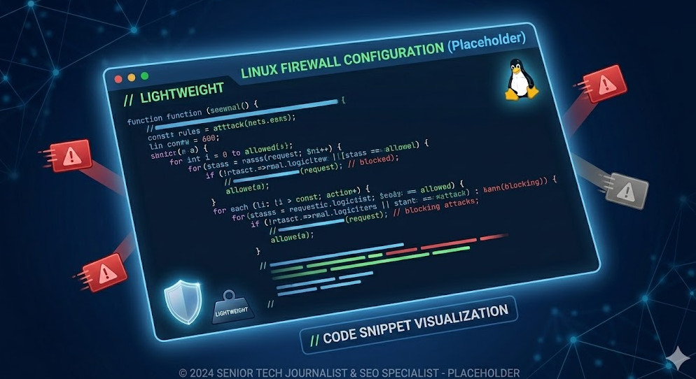 lightweight Linux firewall - Code snippet placeholder